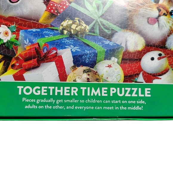 Ceaco Selfies Together Time 400-Piece Christmas Cats Family Jigsaw Puzzle - Picture 7 of 7